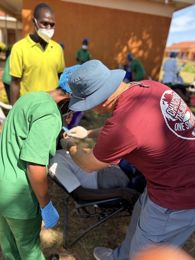 Local and visiting clinicians working together